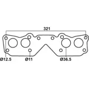 Header Gasket for Toyota Bundera, Celica, HiAce & Hilux, Toyota 21R-C & 22R 2367