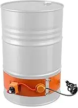 Metal Drum Heater Drum Heater Pad, Silicone Rubber Barrel Heater Band,2-Layer Reinforced Heavy Duty Barrel Heater with 30‑150℃ Adjustable Thermostat (Color : Knob Control, Size : 2000w)