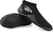 [Tignapoo] Diving Shoes 4mm Neoprene Beach Water Shoes Thermal Wetsuit Boots Slip Diving Shoes for Rafting Snorkeling Sailing Swimming