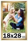 18x28 Frame Metallic Bronze Picture Frame Photo Frame UV Acrylic, Acid Free