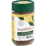 Republica Organic Instant Coffee 100% Pure Decaffeinated 100g