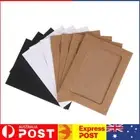 10pcs 5 Inch Paper Photo Frame 3 Colors Rope Hanging Picture for Home Wall Decor