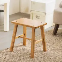 在飛比找momo購物網優惠-【HappyLife】楠竹方形椅凳 大號 YV9953(椅子