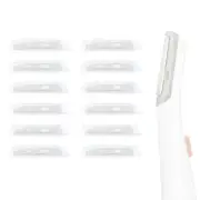 12 Pack Replacement Heads Compatible with Finishing Touch Flawless Dermaplane Gl