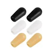 New 6pcs LP SG Guitar 3-Way Switch Tip Caps Pickup Toggle Switch Knobs 3 Colors