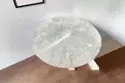 White Quartz Stone Coffee Table Top For Living & Hallway Furniture Decor