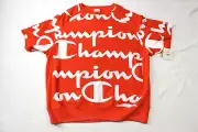 Champion reverse weave mens size 2XL orange short sleeve pull over shirt