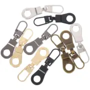 10 Pcs Tie Bag Zipper Travel Replacement Pullers Pulls Detachable Tab Luggage