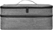 Hair Curler Storage Bag - Hair Dryer Case Storage, Hair Tool Travel Case | Hair Iron Double Layer Organizer Travel Bag, Protective Hairstyle Tools Organization Case for Home Travel Salon Barbershop