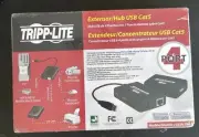 Tripp Lite U224-1R4-R USB 4-Port Cat5 Extender Hub – New Box, Wrap Torn
