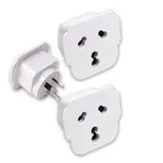 2x Sansai Travel Power Adapter Outlet India/South Africa Sockets to AU/NZ Plug