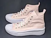 Converse Chuck Taylor All Star Platform Youth Sz 7 Womens 8.5 Pink White A03629C