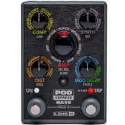 LINE 6 POD EXPRESS BASS Amp / Looper / FX Processor Stompbox USB-C Interface