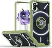Compatible with Nothing Phone 1 Bracket Phone Case,Compatible with Nothing Phone One (A063) [Car Mount Magnetic Stand] [PC+TPU] Anti-Drop Gr2