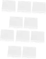 Baluue Nail Art Storage Box 10pcs False Nail Organizer Plastic Storage Container Grooming Kit Easy Access