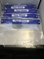 FACE SHIELD REUSABLE (PACK OF 10) PLASTIC FACE MASK SHIELDS FULL FACE&EYE COVER