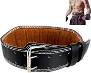 HHWRT Deadlift Belt, Weightlifting Belt, Gym Weight Belt, Heavy Duty Workout Training Strength Training for Back Support and Stability, Leather Weightlifting Belt for Bodybuilding, Squatting