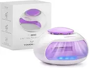 TOUCHBeauty Portable Mini-sized Nail Dryer with Air and LED Light for Regular Nail Polish （Not for Gel Nail Polish）Best for Kids TB-0889