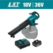 Makita Cordless Leaf Blower Brushless Vacuum Mulcher Kit Metal Electric Motor