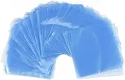 100pcs Clear Heat Shrink Bags for Soaps, Bath Bombs, Candles – Soft Transparent PVC Wrap for DIY Gifts, Bottles, Jars & More | Shrink Wrap Bags | Heat Shrink Wrap (Small)