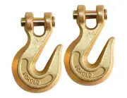 2 pack - 5/8" Grade 70 Clevis Grab Hook Fitting for Chain Tie Down Binder Cargo