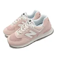 在飛比找momo購物網優惠-【NEW BALANCE】休閒鞋 574 男鞋 女鞋 米杏粉