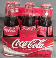 2003 Coca Cola 6 Pack - Sealed Coca-Cola Classic Bottles