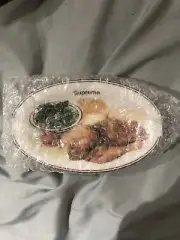 Supreme Chicken Dinner Plate Ashtray White SS18 Box Logo Bogo Ash Tray