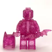 Batman Limited Edition Prototype Official Lego Transparent Pink Glitter