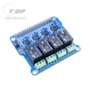 4 Channel RPi Relay Module Expansion Board for Raspberry Pi 3 2 A+ B+ 2B 3B