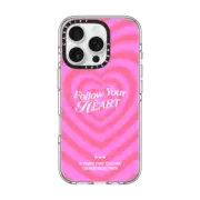 iPhone 16 Pro Clear Case MagSafe Compatible Follow Your Heart