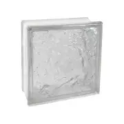 Seves Glass Block 3" Thick Series 8" x 8" x 3" Ice Pattern (10-Pack)