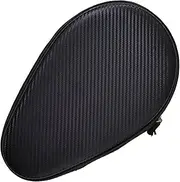 EELHOE Table Tennis Racket Case - Pingpong Hard Shell Case | Portable Waterproof Table Tennis Bat Bag Gourd Shape Design Outdoor Racket Storage Bag - Black - 28*18*5CM/11.02*7.08*1.96in