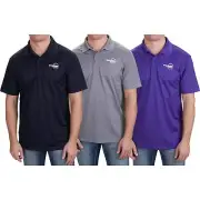 Speedway Motors Micropique Polo Shirt, Purple, XXXL