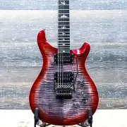 PRS SE Custom 24 "Floyd" Flamed Maple Top Charcoal Cherry Burst El. Guitar w/Bag
