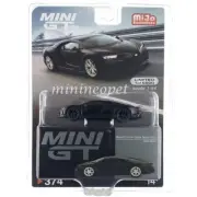 MINI GT BUGATTI CHIRON SUPER SPORT 300+ 1/64 DIECAST MATTE BLACK MGT00374 Chase
