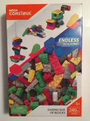 Mega Construx Daring Box of Blocks Set DYG88 240 Pcs