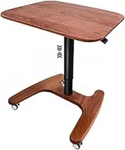 Stand Up Desk Standing Desk Adjustable Height Home Height Adjustment Sit Stand Desk, Portable Mobile Eating Table with Casters, Nursing Table, Easy to Install