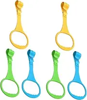 WATIIFUFU Bed Ring Set Crib Hanging Pull Rings for Safe Standing Balance 6 Pieces