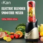 Portable Sports Blender 300 Watt with 22 oz BPA Free Bottle Smoothies Shake