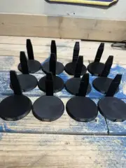 12 Pack Black Small no Nail Adhesive Wall Display shelf for figurine Funko Pops!