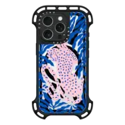 iPhone 16 Pro Ultra Bounce Case MagSafe Compatible Peppermint Leopard