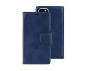 iPhone 11 Compatible Case Cover With 2 In 1 Detachable Magnetic Flip Leather Wallet - Navy