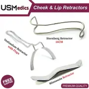 Dental Lip & Cheek Surgical Retractors Sternberg Minnesota Vestibulum Retractors