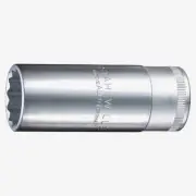 Stahlwille 51 Extra Deep Socket, 1/2" Drive, 12 Point, 19 mm