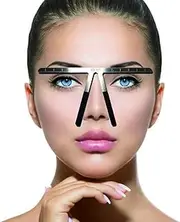 Tattoo Eyebrow Ruler Three-Point Positioning Permanent Makeup Symmetrical tool Grooming Stencil Shaper Balance Ruler (1)