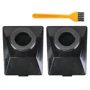 Replacement HEPA Filters for Rainbow E2 HEPA Style Fits E2-Series,for Part R12179&R12647B Attachment, Washable Reusable Black