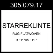 IKEA STARREKLINTE Rug Flatwoven Natural/light Green 3 ' 11"x5 ' 11 " 305.079.17