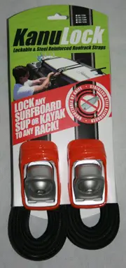 KanuLock Lockable Tie Down Straps (3.3m)