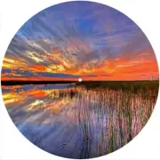 Slipmat Slip Mat Scratch Pad Felt for 12" Turntable LP DJ Record Player SUNSET 3